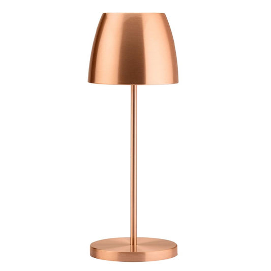 Utopia Montserrat LED Cordless Table Lamp Brushed Copper - 100 x 300mm • PAS-JE489