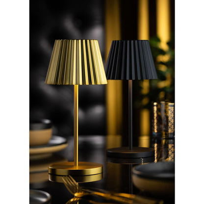 Utopia Dominica LED Cordless Table Lamp Black - 110 x 260mm • PAS-JE491