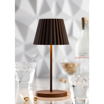Utopia Dominica LED Cordless Table Lamp Cocoa - 110 x 260mm • PAS-JE492