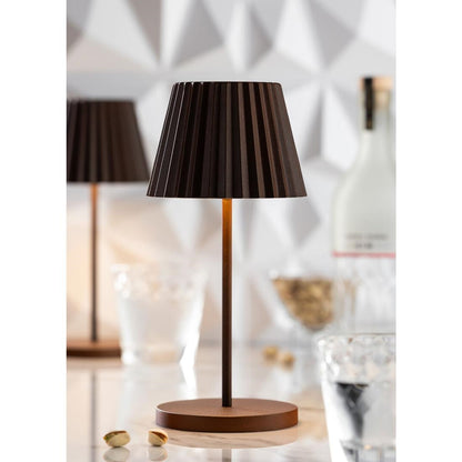 Utopia Dominica LED Cordless Table Lamp Cocoa - 110 x 260mm • PAS-JE492