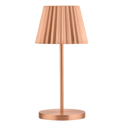 Utopia Dominica LED Cordless Table Lamp Brushed Copper - 110 x 260mm • PAS-JE494
