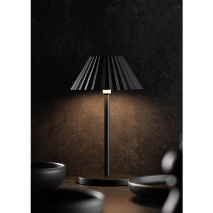 Utopia Aruba LED Cordless Table Lamp Black - 110 x 230mm • PAS-JE495