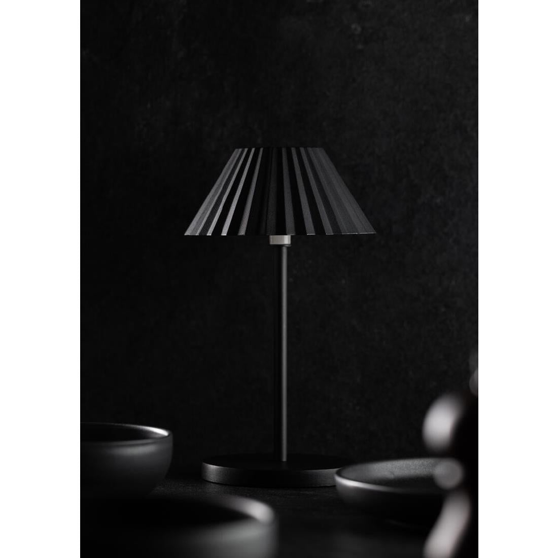 Utopia Aruba LED Cordless Table Lamp Black - 110 x 230mm • PAS-JE495