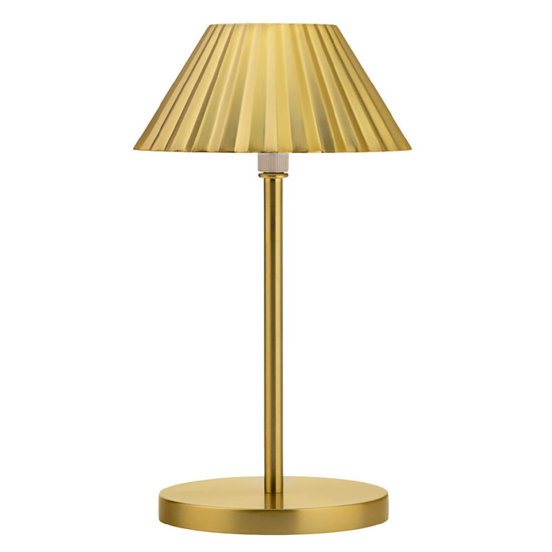 Utopia Aruba LED Cordless Table Lamp Brushed Gold - 110 x 230mm • PAS-JE497
