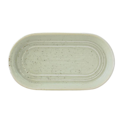 Tablekraft Urban Loft Oval Platters Pistachio 180mm (4 Pack) • PAS-FW005