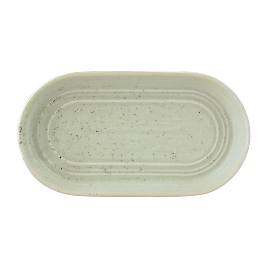 Tablekraft Urban Loft Oval Platters Pistachio 180mm (4 Pack) • PAS-FW005