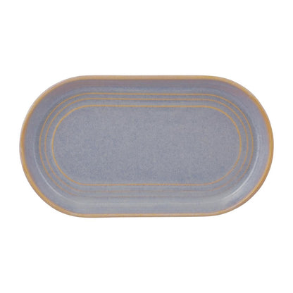 Tablekraft Urban Loft Oval Platters Azure Blue 240mm (4 Pack) • PAS-FW018