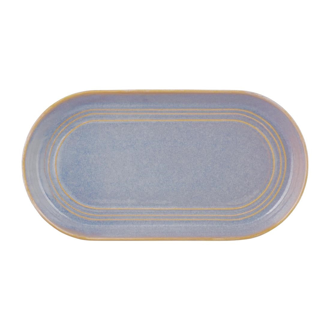 Tablekraft Urban Loft Oval Platters Azure Blue 305mm (3 Pack) • PAS-FW019