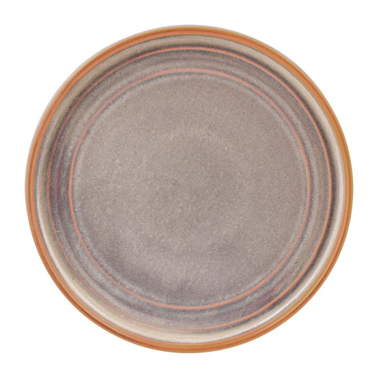 Tablekraft Urban Loft Round Plates Auburn 225mm (4 Pack) • PAS-FW026