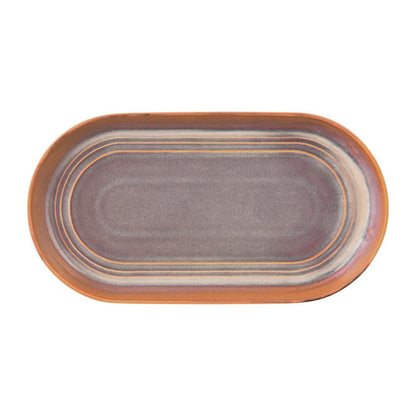Tablekraft Urban Loft Oval Platters Auburn 305mm (3 Pack) • PAS-FW031