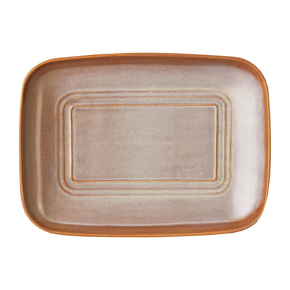 Tablekraft Urban Loft Rectangular Servers Auburn 365mm (2 Pack) • PAS-FW035