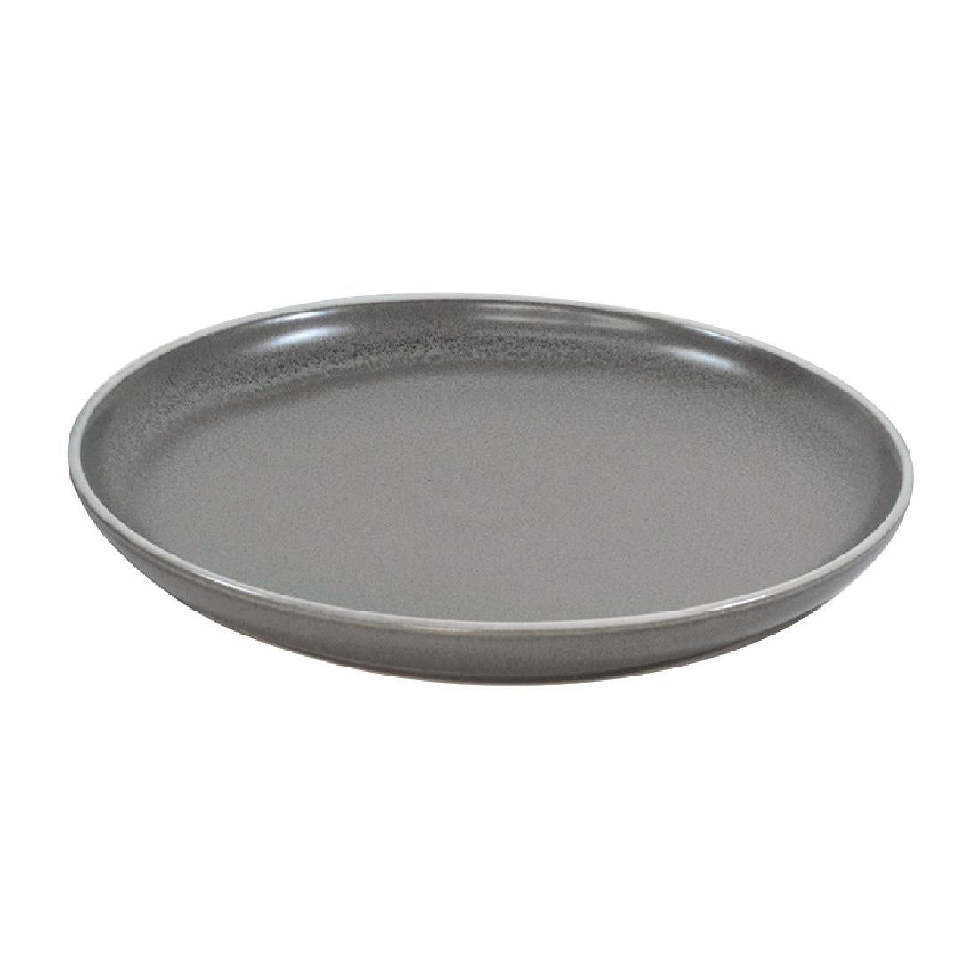 Tablekraft Urban Round Coupe Plates Grey 200mm (6 Pack) (Pack of 6) • PAS-FW037