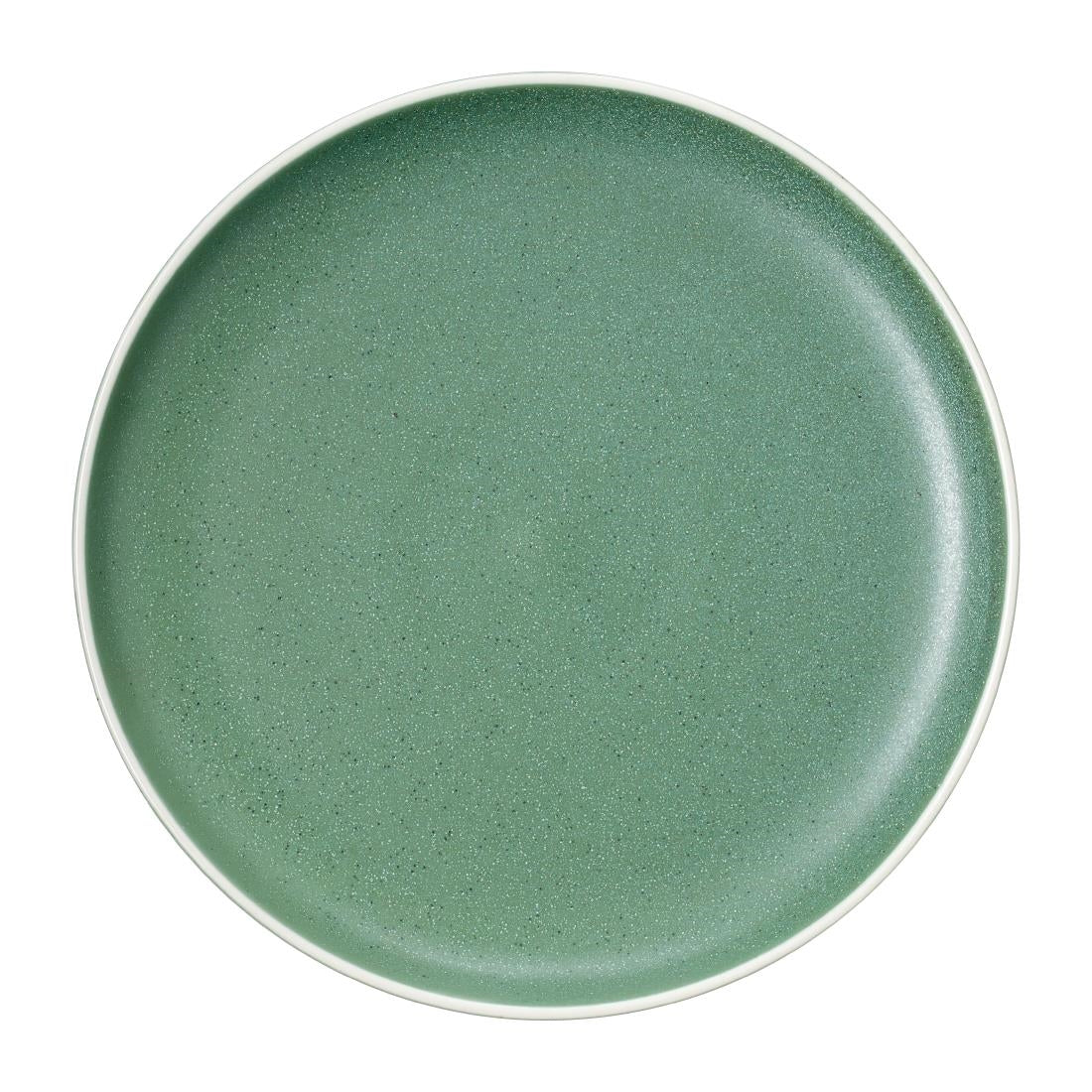 Tablekraft Urban Round Coupe Plates Green 265mm (4 Pack) • PAS-FW042
