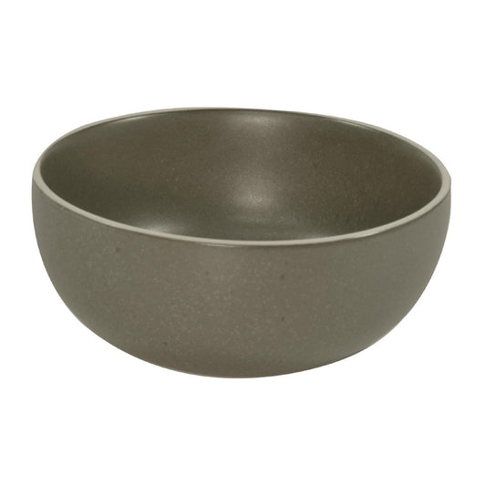 Tablekraft Urban Round Deep Bowls Dark Grey 150mm (4 Pack) • PAS-FW051