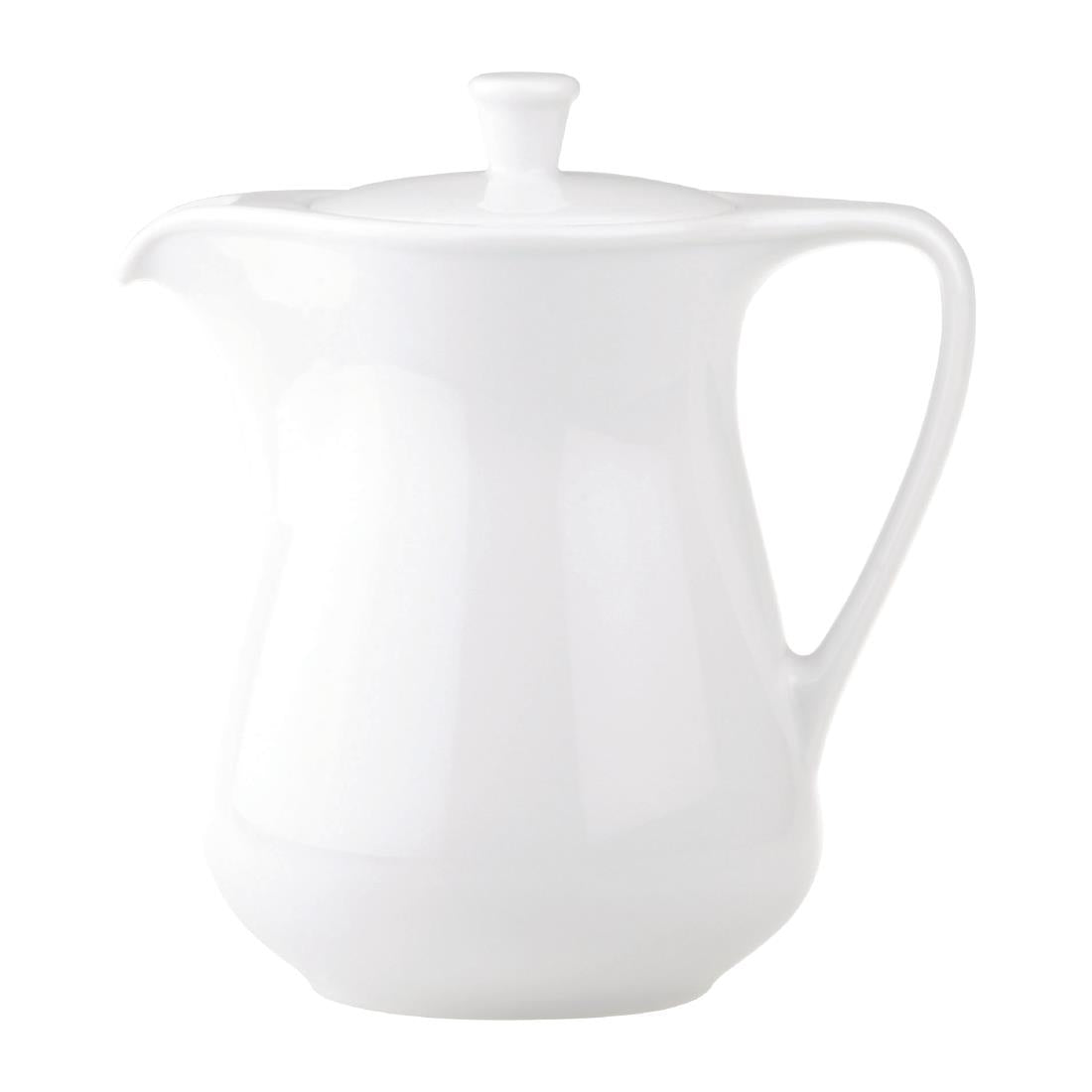 Royal Porcelain Chelsea Flat Lid Coffee Pots 1050ml (6 Pack) • PAS-FW062
