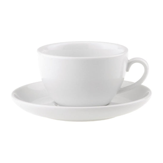 Royal Porcelain Chelsea Cappuccino Cup Saucers 160mm (24 Pack) • PAS-FW083