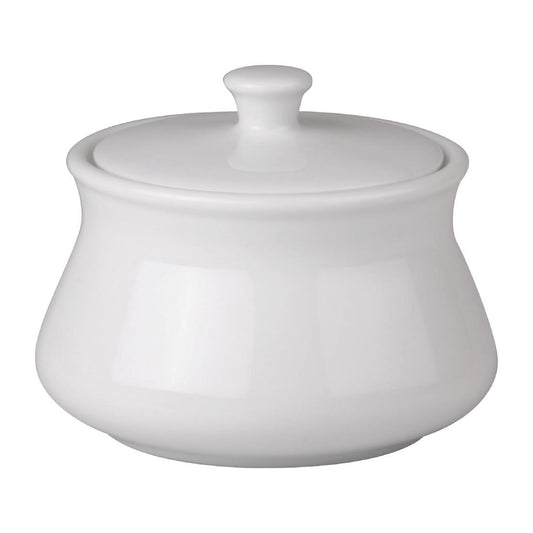 Royal Porcelain Chelsea Sugar Bowls with Lid 250ml (12 Pack) • PAS-FW086