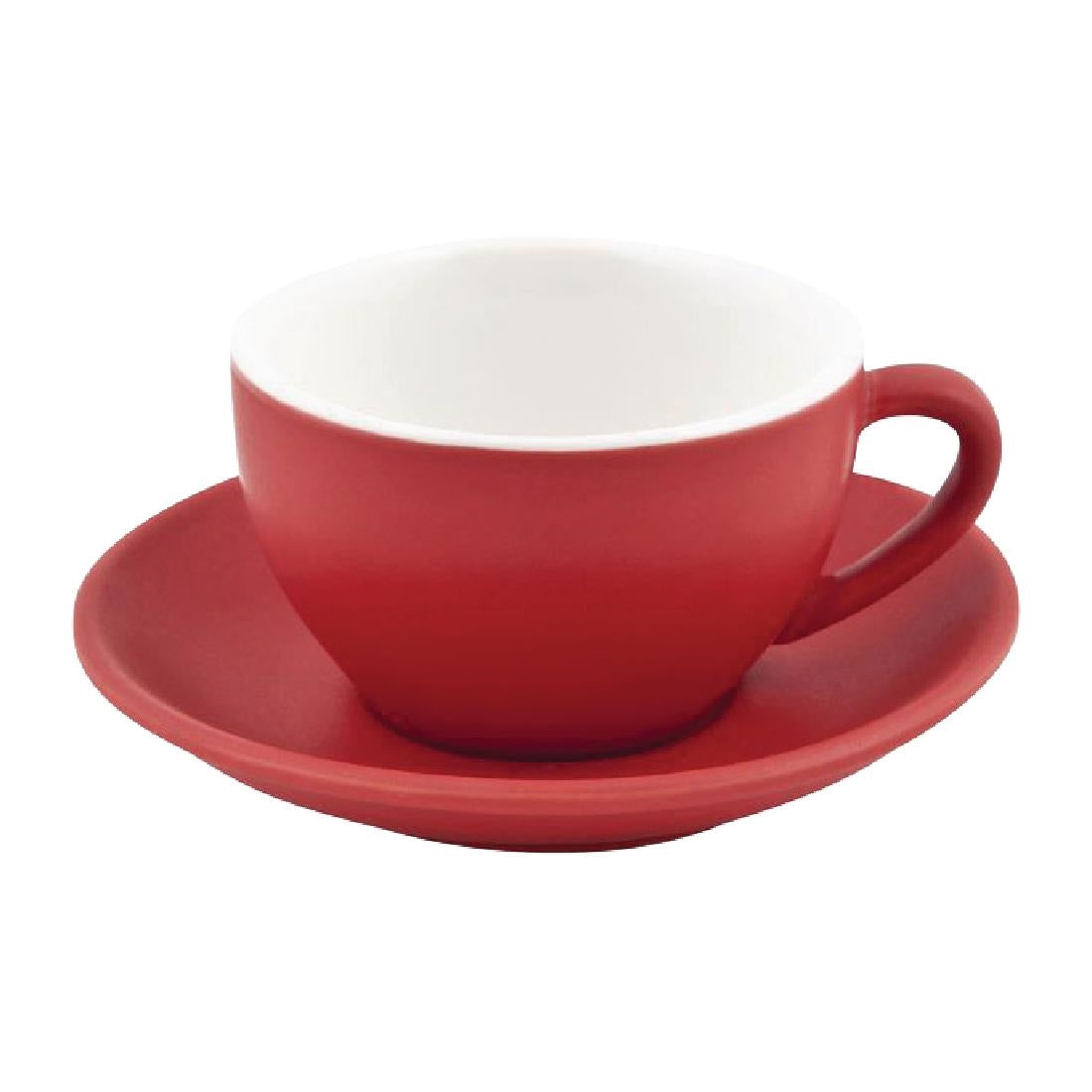 Bevande Cappuccino/Tea Cup Rosso - 200ml (6 Pack) • PAS-FW101