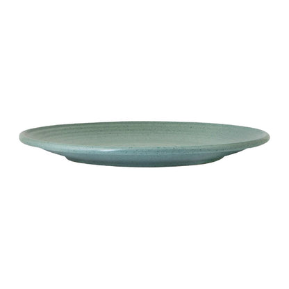 Zuma Mint Ribbed Coupe Plates 210mm (6 Pack) • PAS-FW134