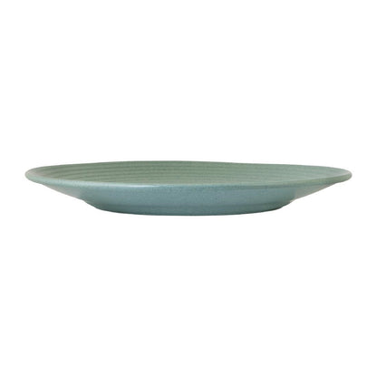 Zuma Mint Ribbed Coupe Plates 310mm (6 Pack) • PAS-FW136