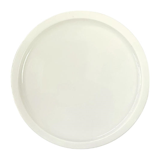 Rakstone Ease Flat Coupe Plates Ivory 160mm (24 Pack) (Size: 160(Ø)mm | Vitrified Porcelain | Pack Quantity: 24) • PAS-FW155