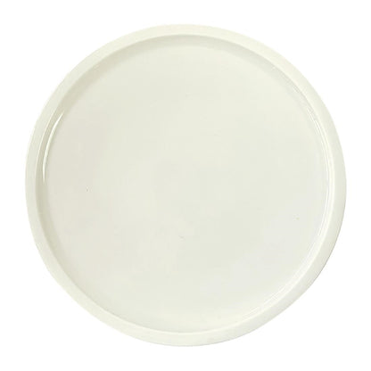 Rakstone Ease Flat Coupe Plates Ivory 210mm (12 Pack) • PAS-FW156