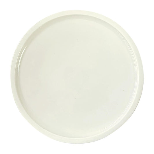 Rakstone Ease Flat Coupe Plates Ivory 210mm (12 Pack) • PAS-FW156