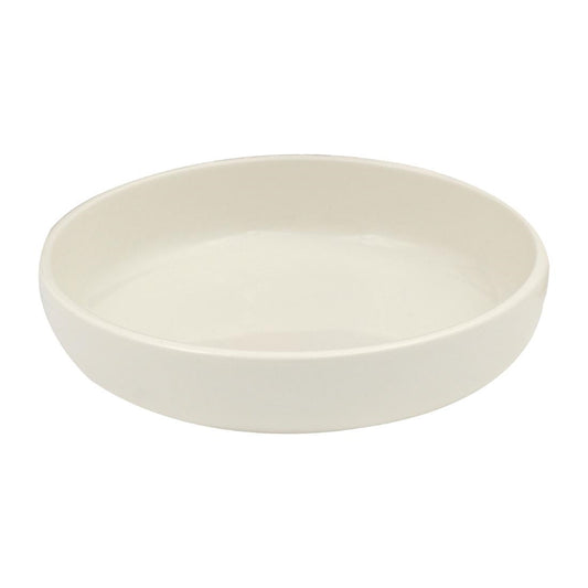Rakstone Ease Round Deep Plates Ivory 200mm (3 Pack) • PAS-FW160