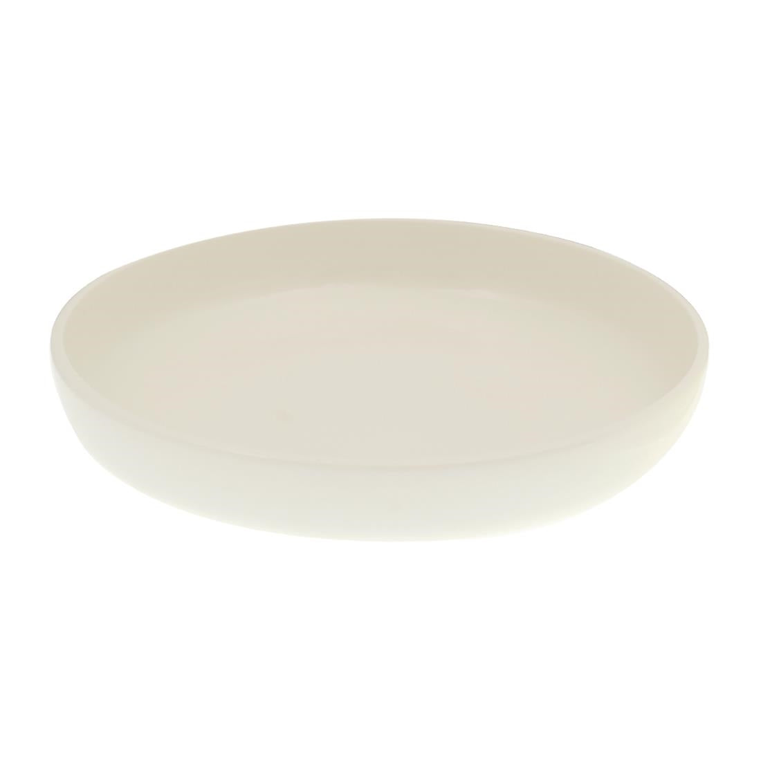 Rakstone Ease Round Deep Plates Ivory 280mm (2 Pack) • PAS-FW162