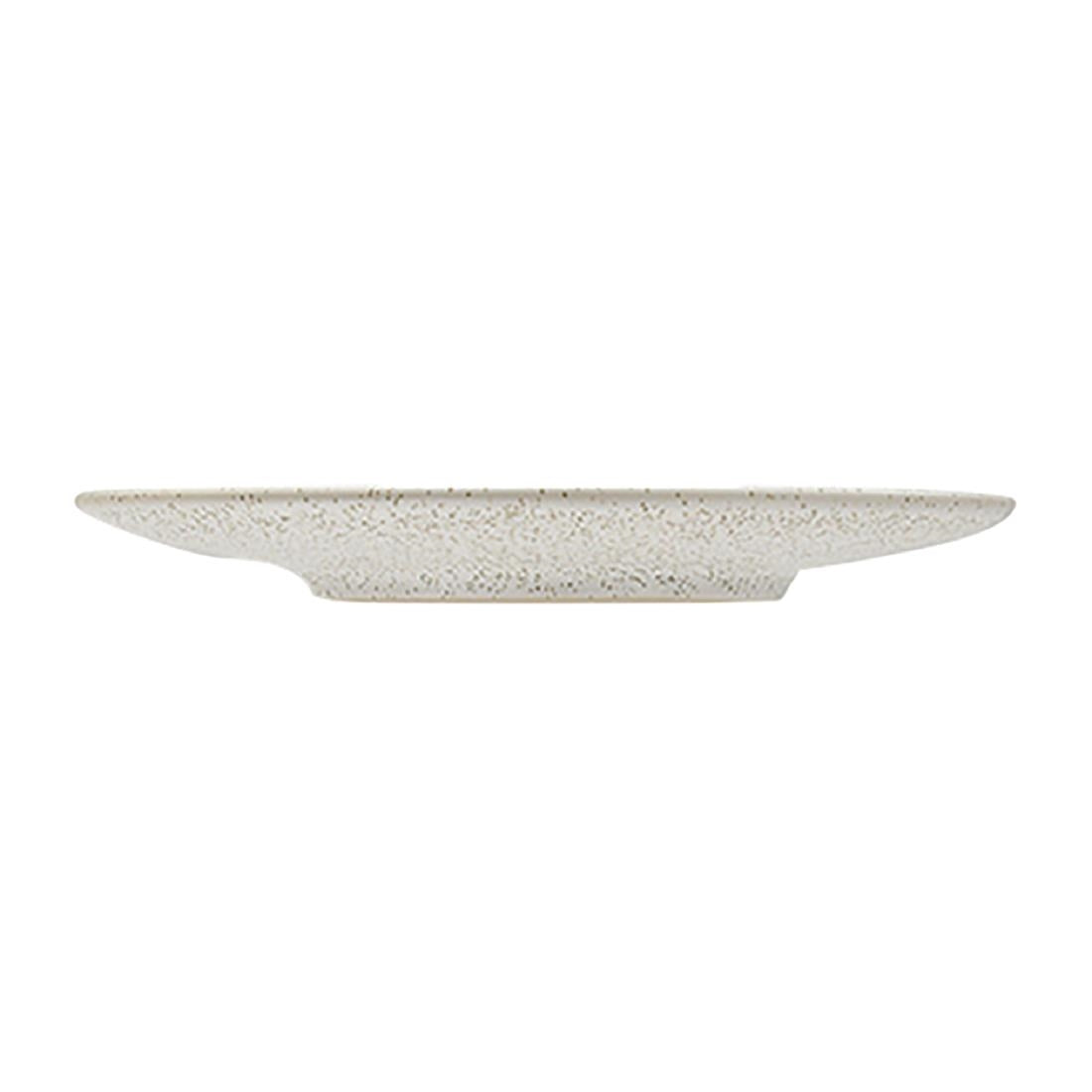 Rakstone Ease Flat Coupe Plates Clay 160mm (24 Pack) (Size: 160(Ø)mm | Vitrified Porcelain | Pack Quantity: 24) • PAS-FW190