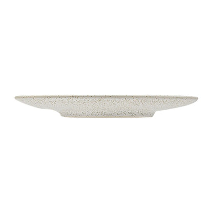 Rakstone Ease Flat Coupe Plates Clay 160mm (24 Pack) (Size: 160(Ø)mm | Vitrified Porcelain | Pack Quantity: 24) • PAS-FW190