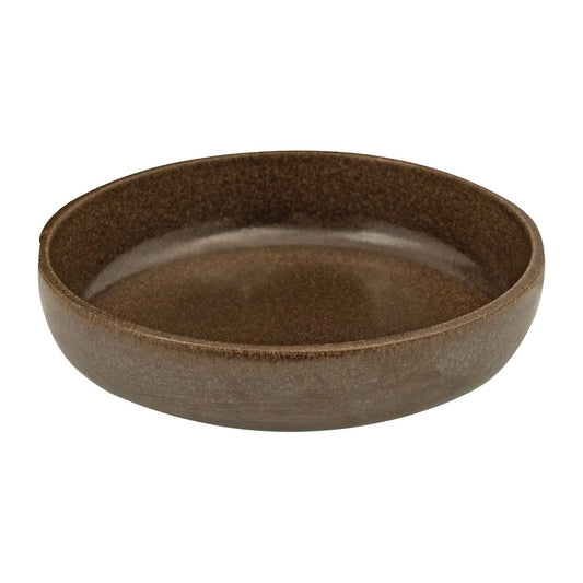 Rakstone Ease Round Deep Plates Rust 200mm (3 Pack) • PAS-FW230