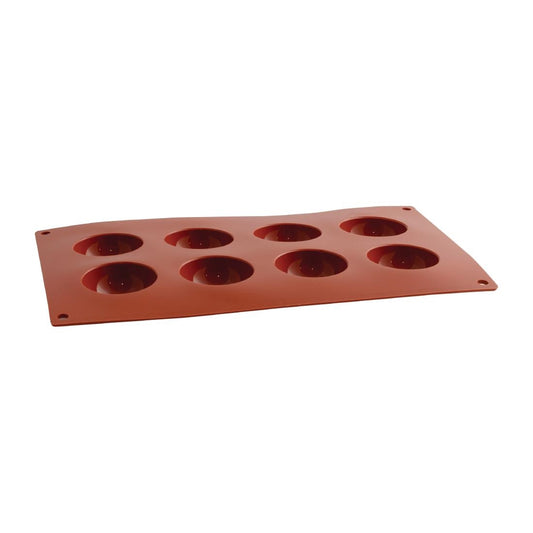 Frenti Silicon Bola Mould 8 Cup 50x25mm (8 Cup 50x25mm) • PAS-FW252