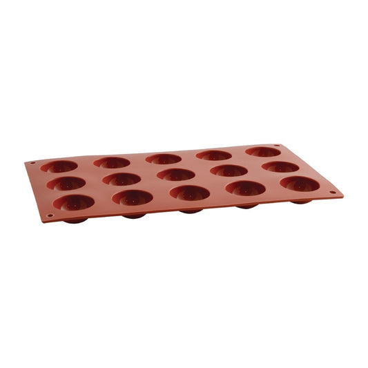 Frenti Silicon Bola Mould 15 Cup 40x20mm (15 Cup 40x20mm) • PAS-FW253