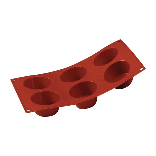 Frenti Silicone Muffin Mould 6 Cup 69x35mm (6 Cup 69x35mm) • PAS-FW257