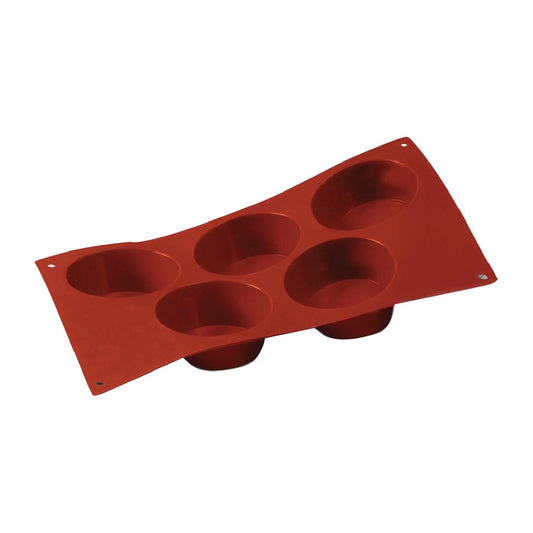 Frenti Silicone Muffin Mould 5 Cup 81x32mm (5 Cup 81x32mm) • PAS-FW258