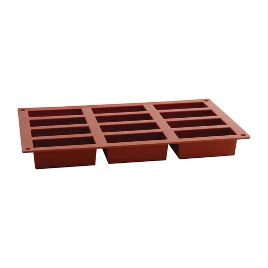 Frenti Silicon Cake Mould 12 Cup (Cup size: 79x29x30mm) • PAS-FW259