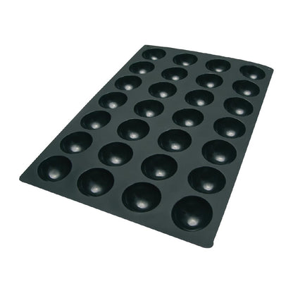 Frenti Silicon Half Sphere Mould 28 Cup (Cup size: 70x35mm / 90ml) • PAS-FW262