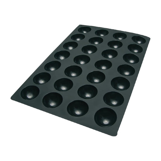 Frenti Silicon Half Sphere Mould 28 Cup (Cup size: 70x35mm / 90ml) • PAS-FW262