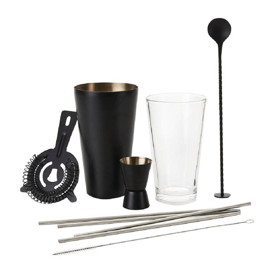 Stanley Rogers New Cocktail Set 10Pc Matte Black • PAS-FW302