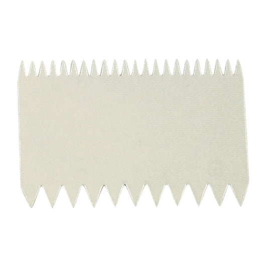 Thermohauser Dough Comb Scraper Double Side 110x75mm (110x75mm) • PAS-FW328