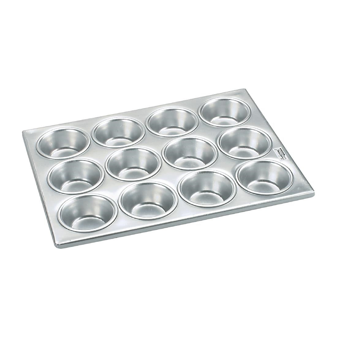 Chef Inox Premier Aluminium Muffin Pan 12 Cup • PAS-FW376