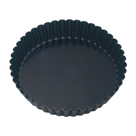 Guery Round Fluted Non Stick Loose Base Cake Pan - 100x30mm • PAS-FW399
