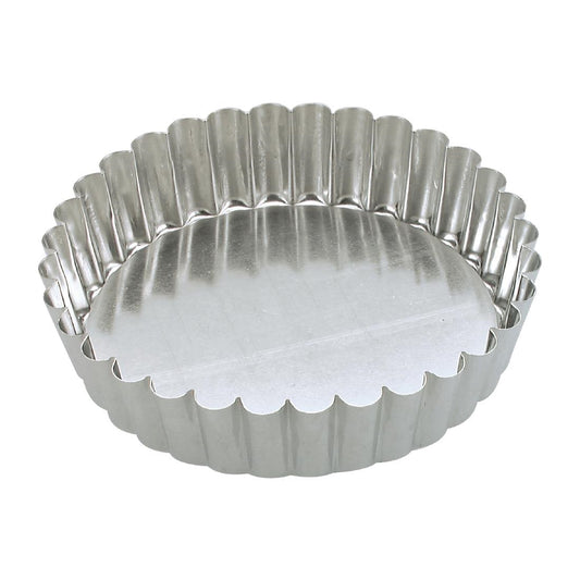 Guery Round Fluted Loose Base Cake Tin - 280x50mm (Dimensions: 280x50mm) • PAS-FW401