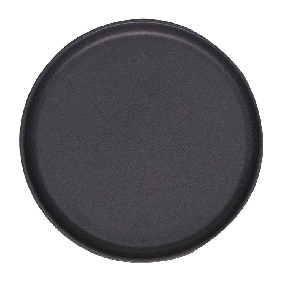 Eclipse Uno Black Round Plate 175mm (6 Pack) • PAS-FW456