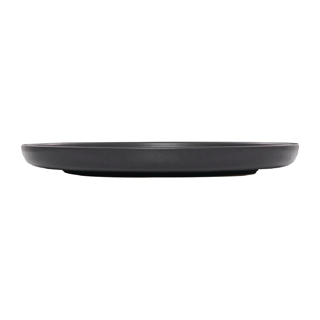 Eclipse Uno Round Plates Black 280mm (6 Pack) (Pack Quantity: 6) • PAS-FW458