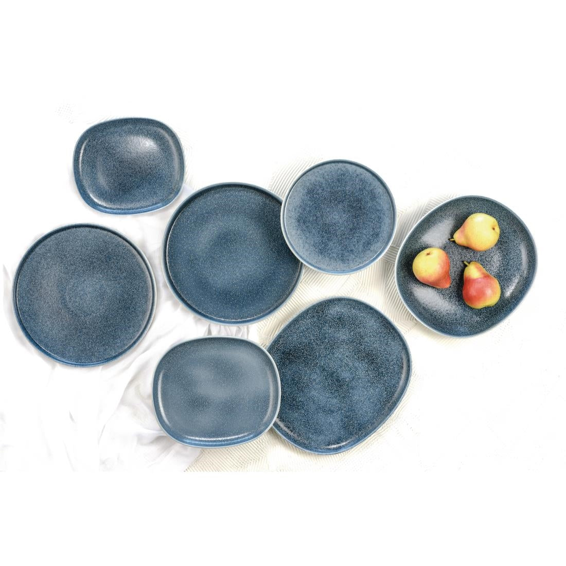 Sango Ora Forio Oval Couple Plates 200x175mm (6 Pack) (Pack of 6) • PAS-FW482