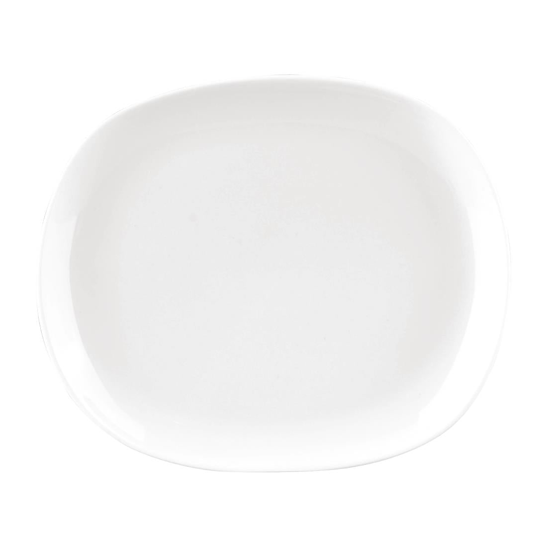Sango Ora Oval Coupe Plates White 170x150mm (6 Pack) (Pack Quantity: 6) • PAS-FW492