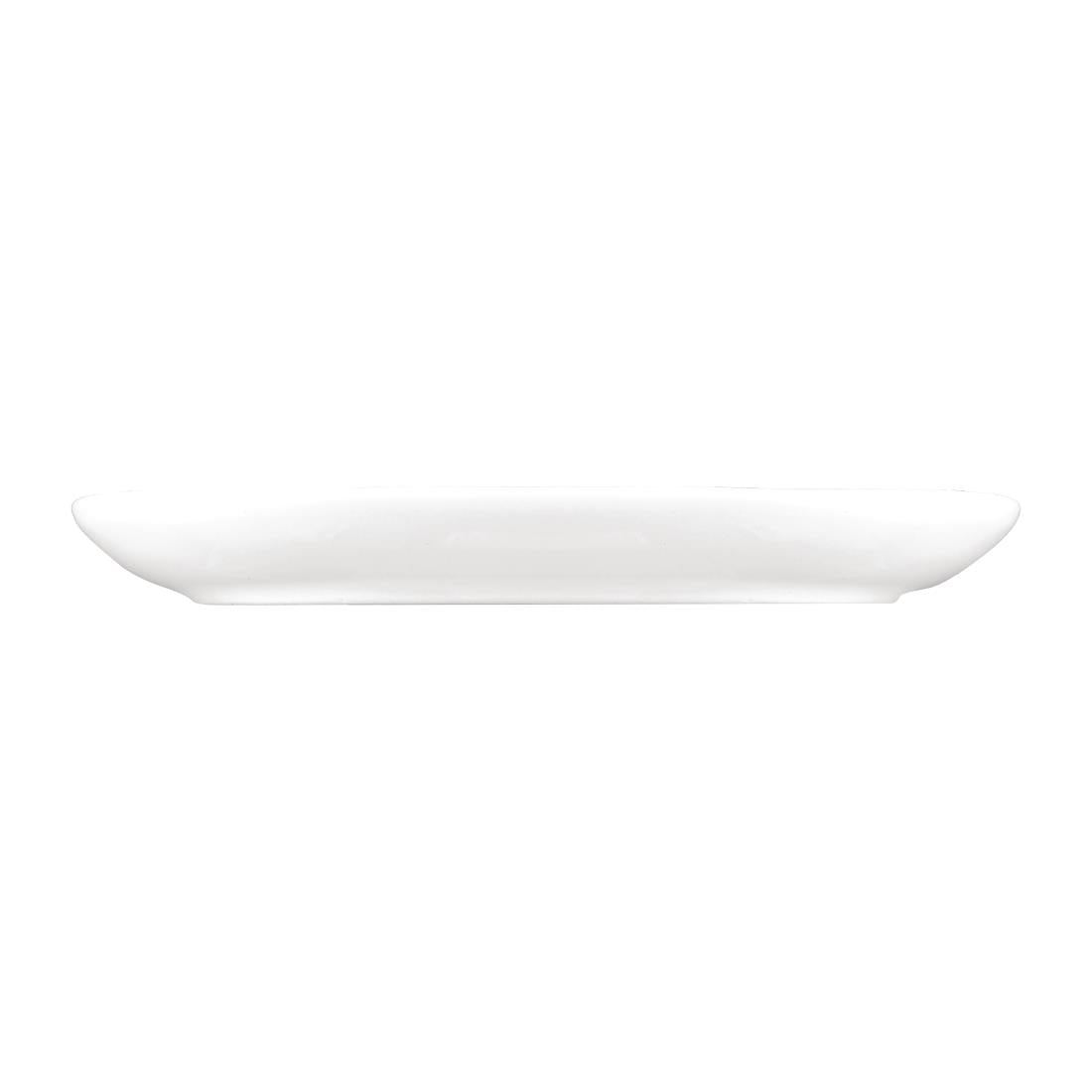 Sango Ora Oval Coupe Plates White 170x150mm (6 Pack) (Pack Quantity: 6) • PAS-FW492