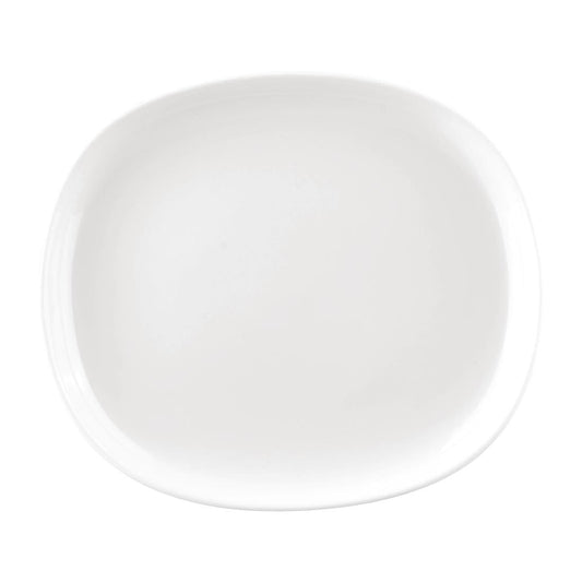 Sango Ora Oval Couple Plates White 200x175mm (6 Pack) (Pack Quantity: 6) • PAS-FW493